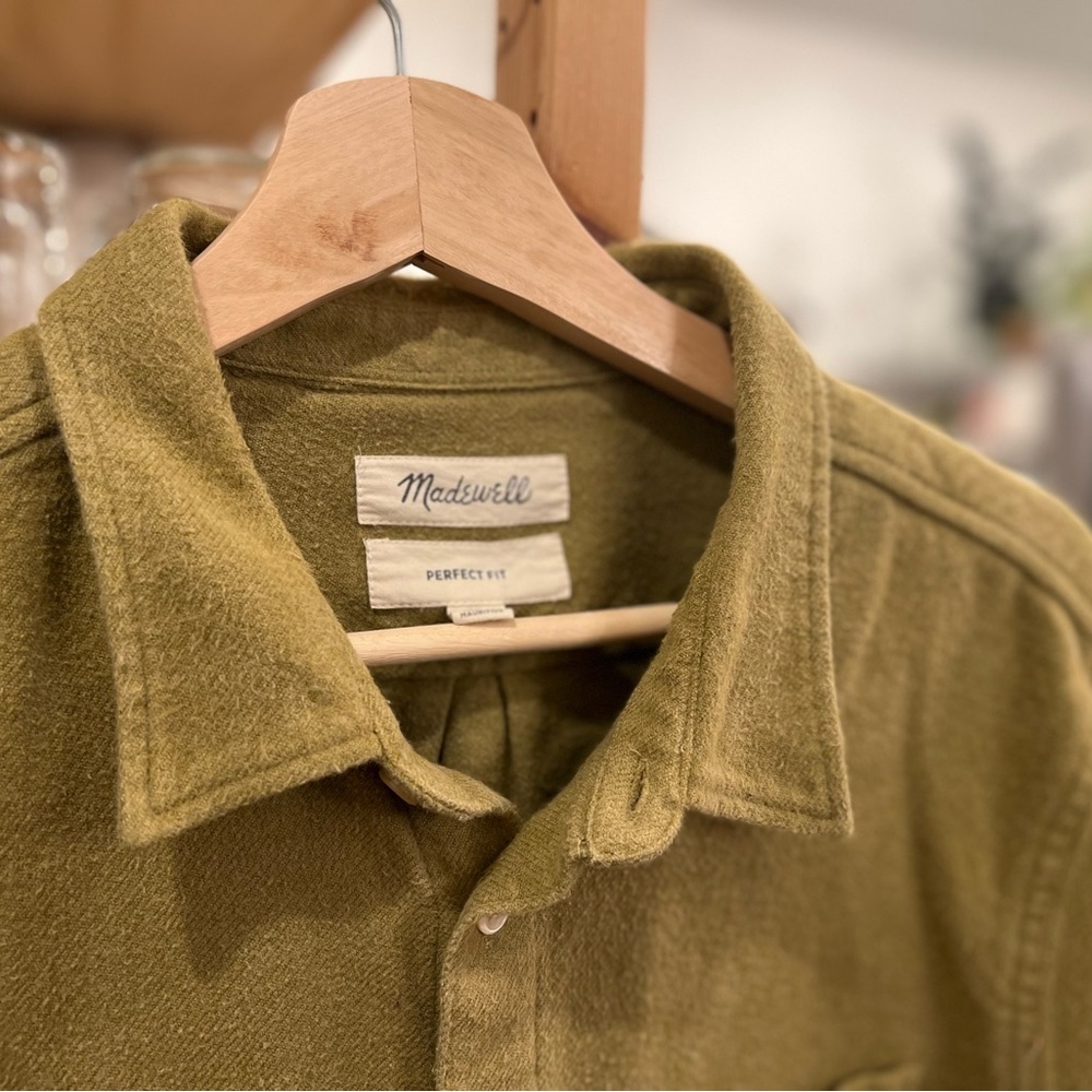 Madewell Men’s flannel perfect shirt